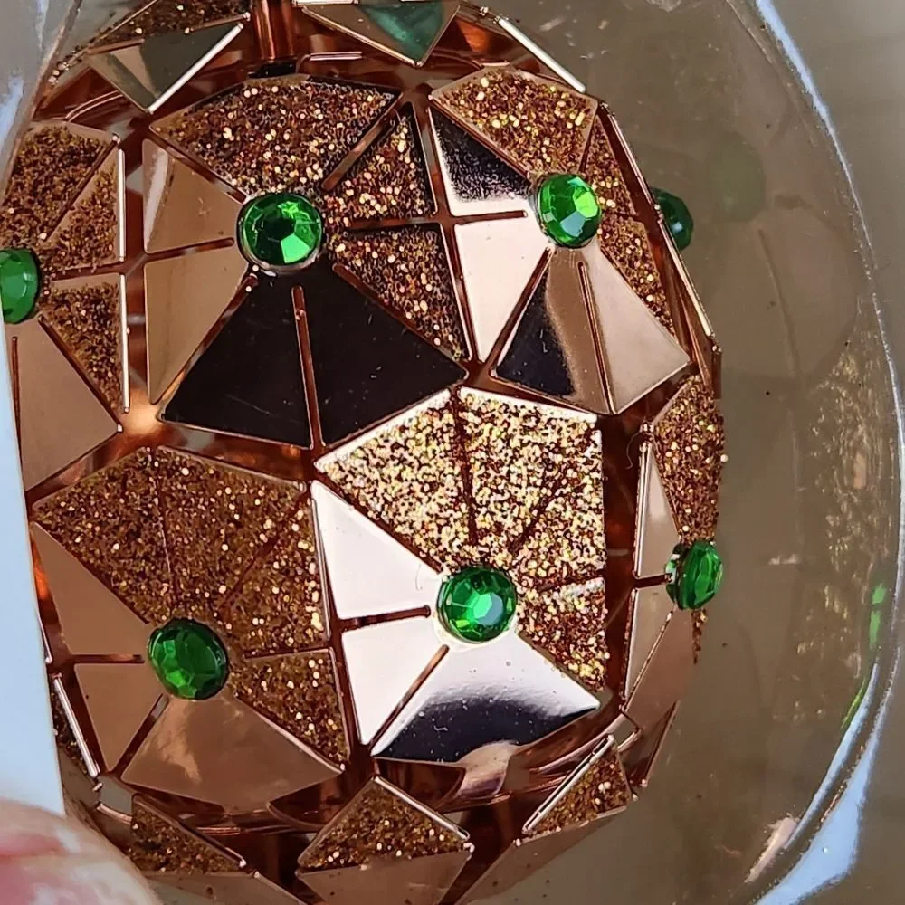🩵NIB Hallmark Rhinestone & Gem Metal Pineapple Signature Keepsake Ornament